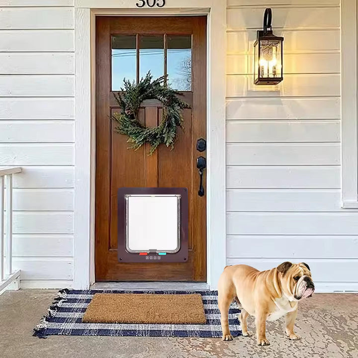 4 Way Pet Door for Cats and Dogs Stornfield