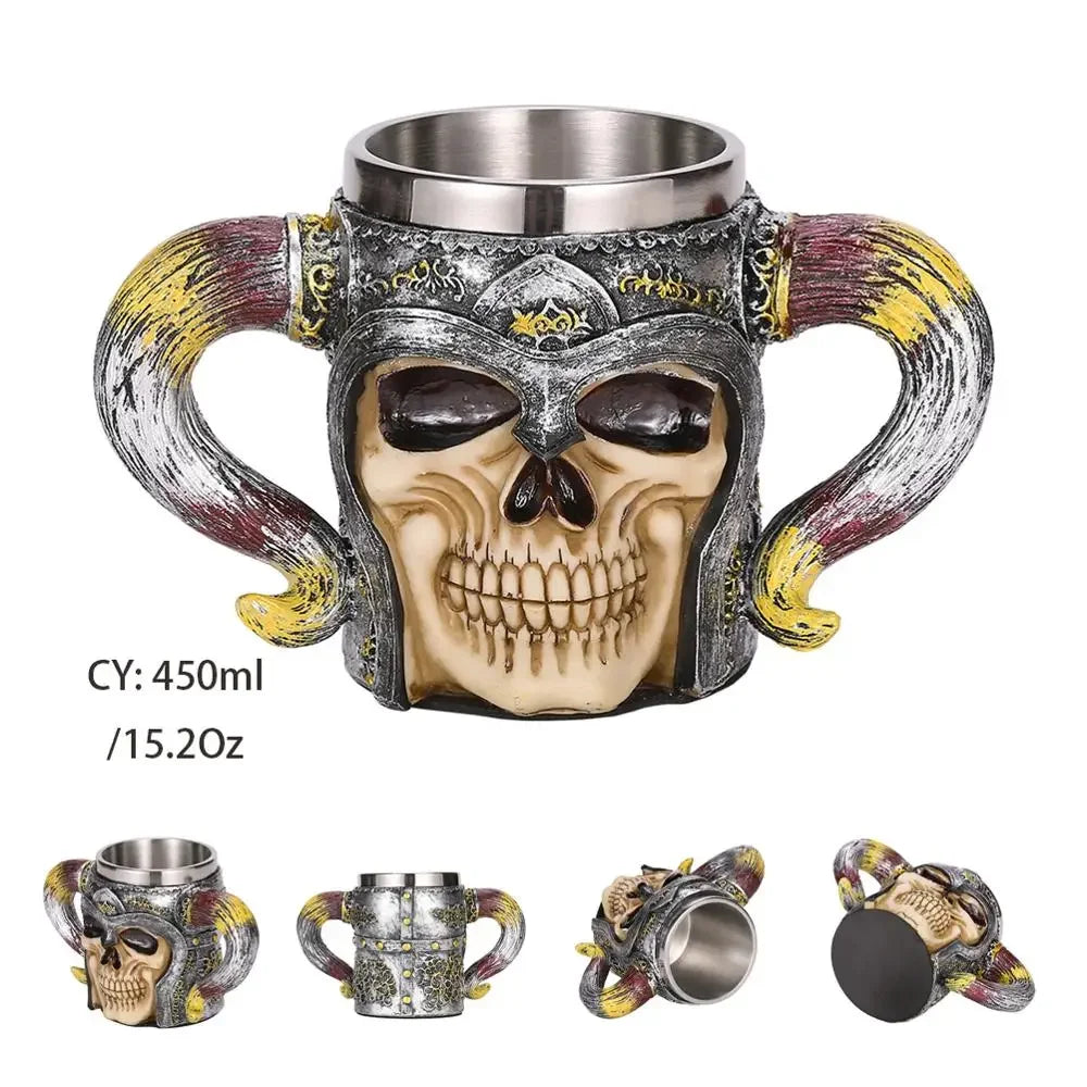 Stornfield | Medieval Dragon Stainless Steel Resin Mug as Coffee Mug or Tea Mug