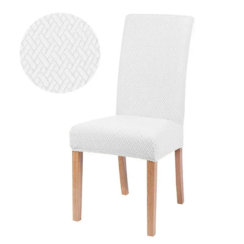 Stornfield | Chair Cover Velvona | Elastic & Thick Padded | Jacquard Stretch Cover | Washable & Wrinkle-Free