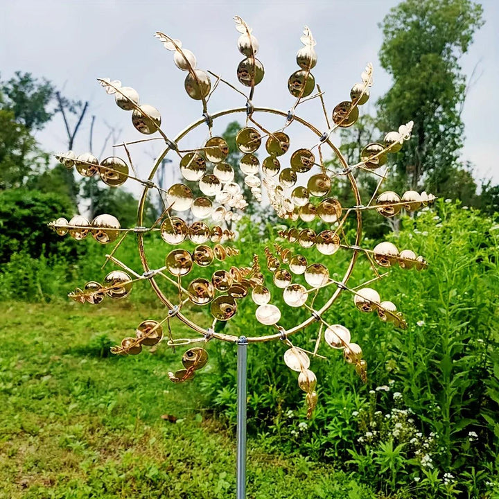 Stornfield | Spinner Windmill | Unique Wind-Powered Metal Garden Decoration