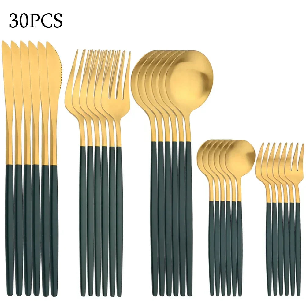 Stornfield | RefinedTable | 30-Piece Cutlery Set