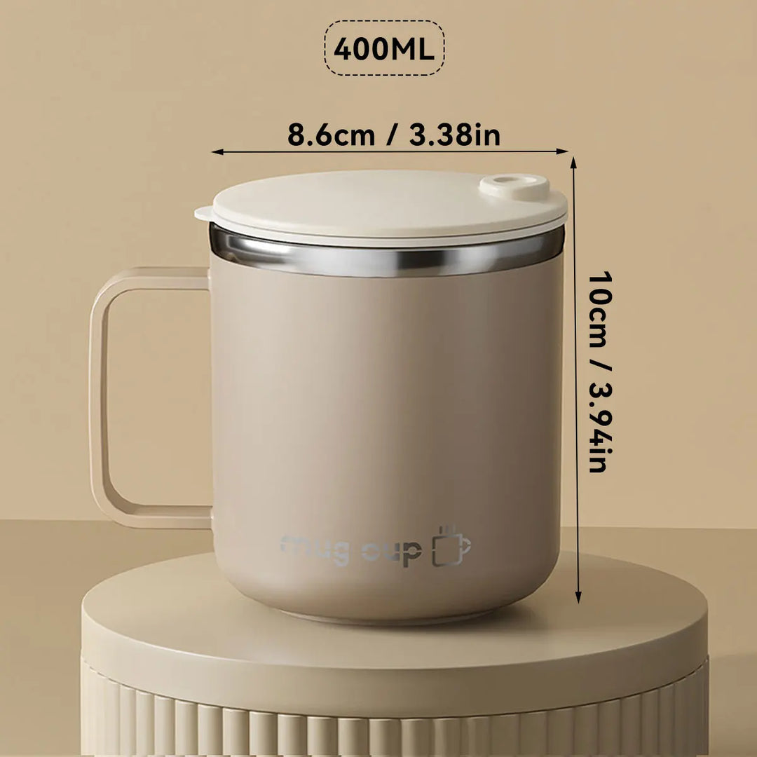 Insulated stainless steel coffee cup with lid | Stornfield