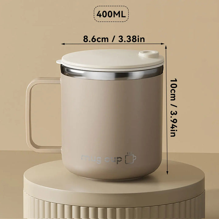 Insulated stainless steel coffee cup with lid | Stornfield