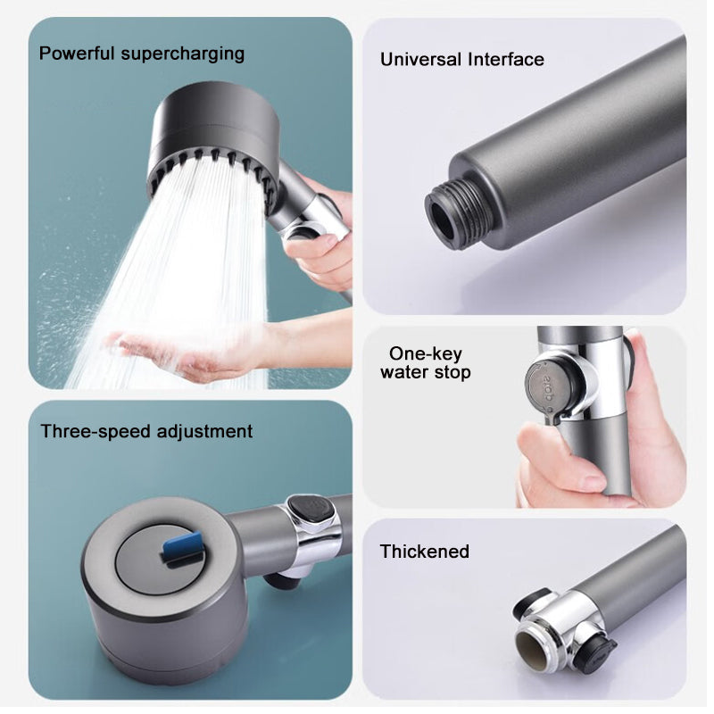 Stornfield | PowerFlow™ High Pressure Showerhead | Powerful Showerhead for Maximum Water Pressure