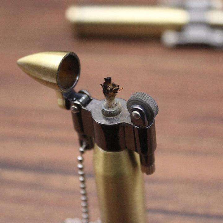 Jet Power Retro Metal Keychain Lighter | Stornfield