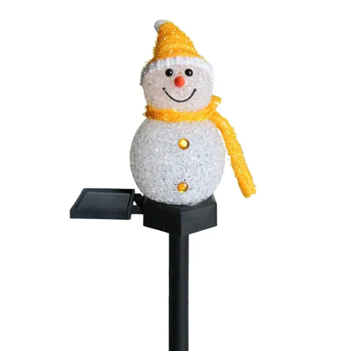 Solar-Powered Snowman Lamp - SolarSnow | Stornfield