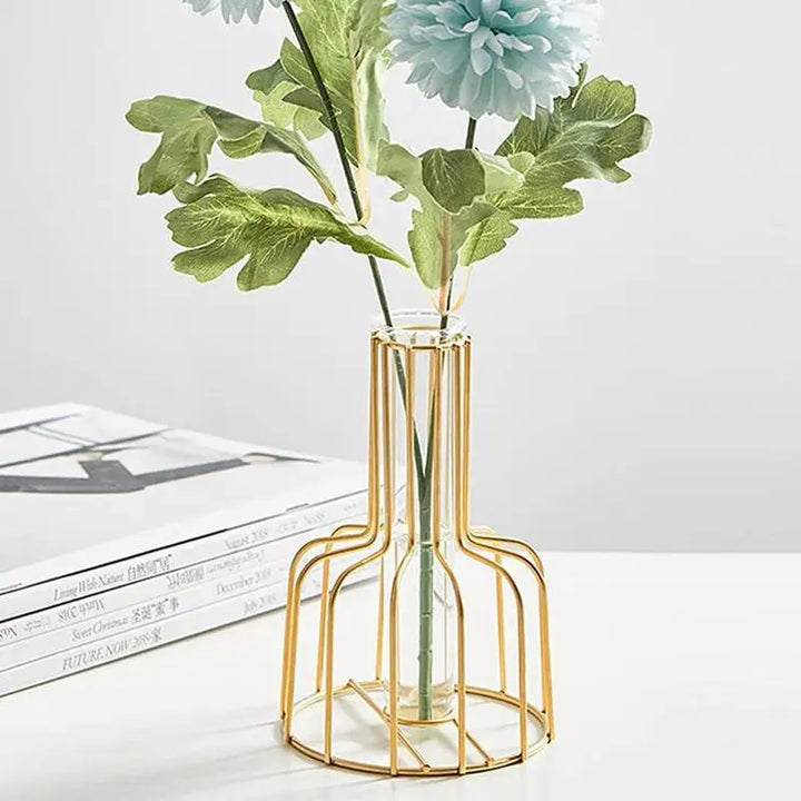Gold Cage Vase Stornfield