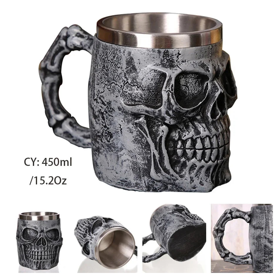 Stornfield | Medieval Dragon Stainless Steel Resin Mug as Coffee Mug or Tea Mug
