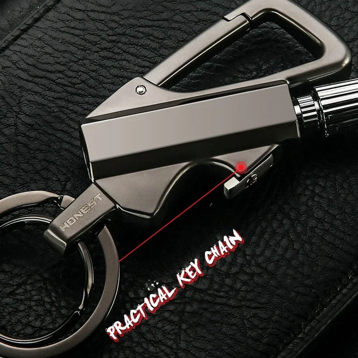 Stornfield | FlareKey – Multifunction Keychain Lighter | Windproof Kerosene Lighter for Outdoor & Everyday Use