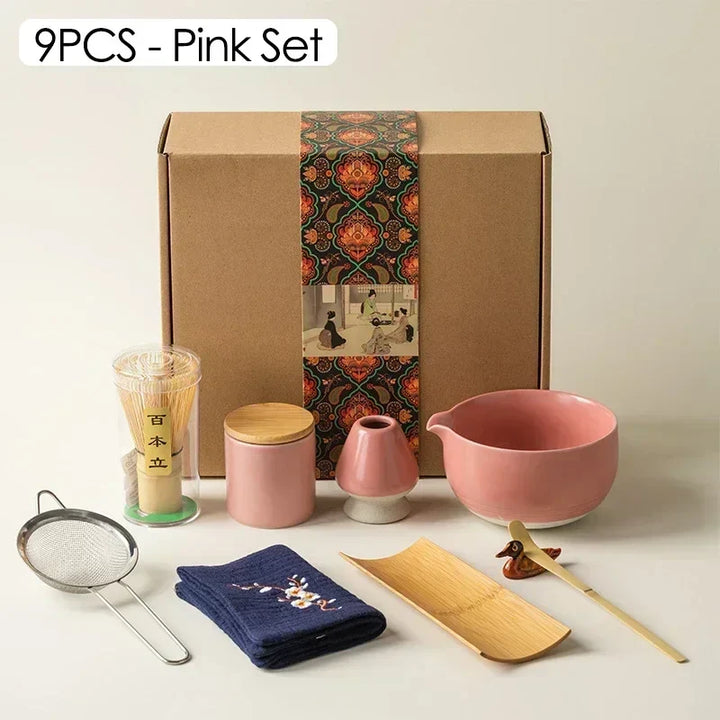 Skoter | 9-Piece Japanese Matcha Tea Set