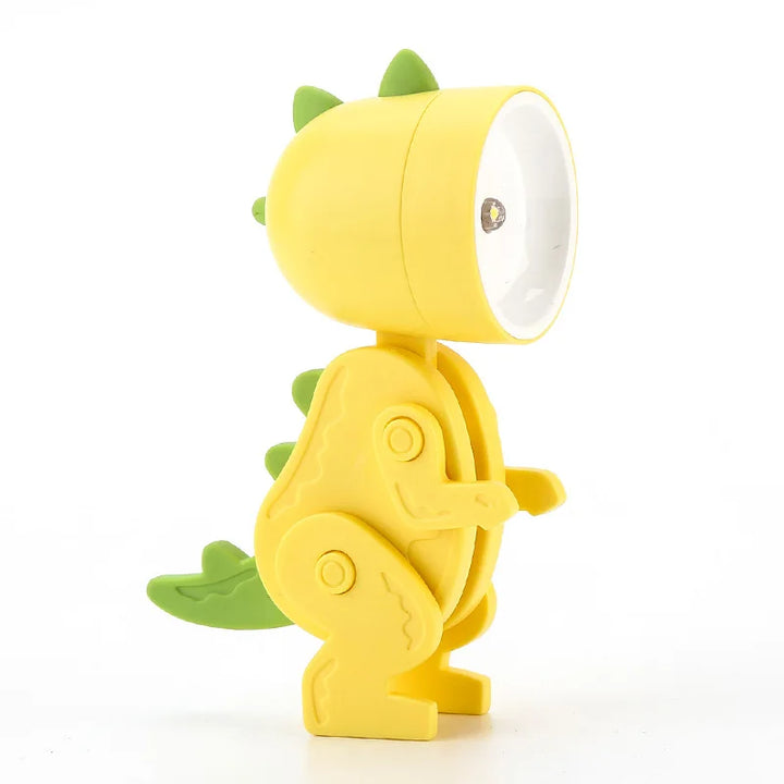 Stornfield | Cute LED Night Light - Mini Dog, Deer, Dinosaur Foldable Table Lamp for Children's Bedroom
