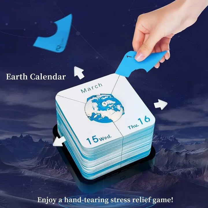 3D Earth Wanderer Calendar Memo Pad | Stornfield