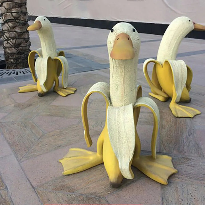 Peeled Banana Duck Face Garden Decor | Stornfield
