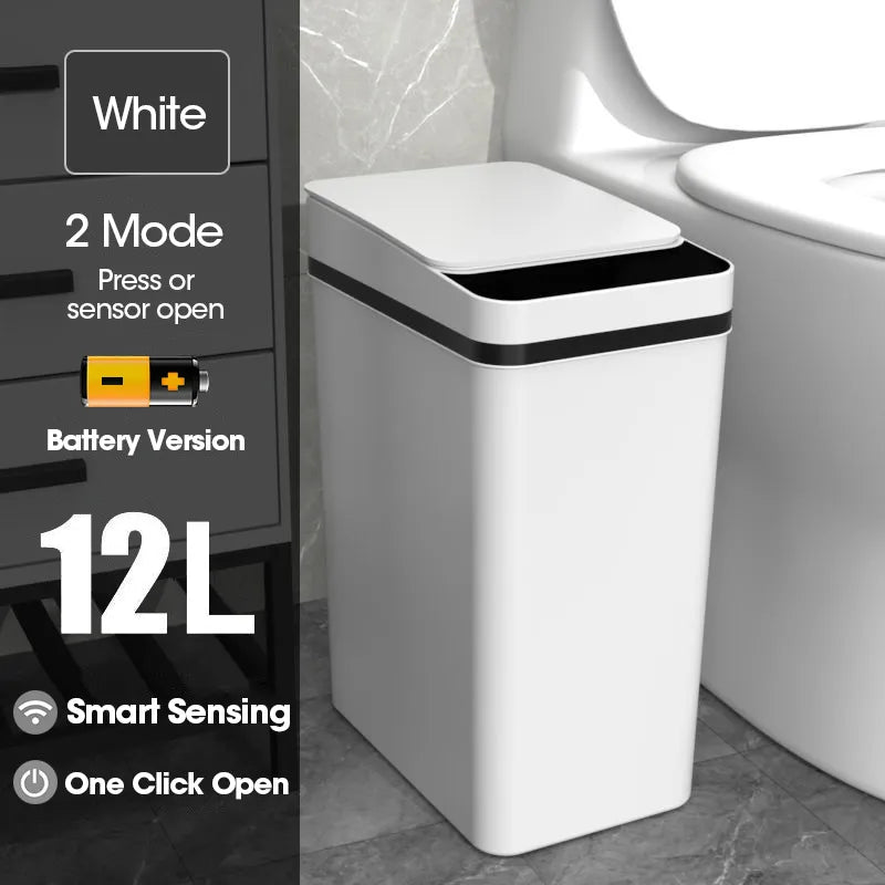 Waterproof Smart Wave Sensor Automatic Trash Can | Stonrfield