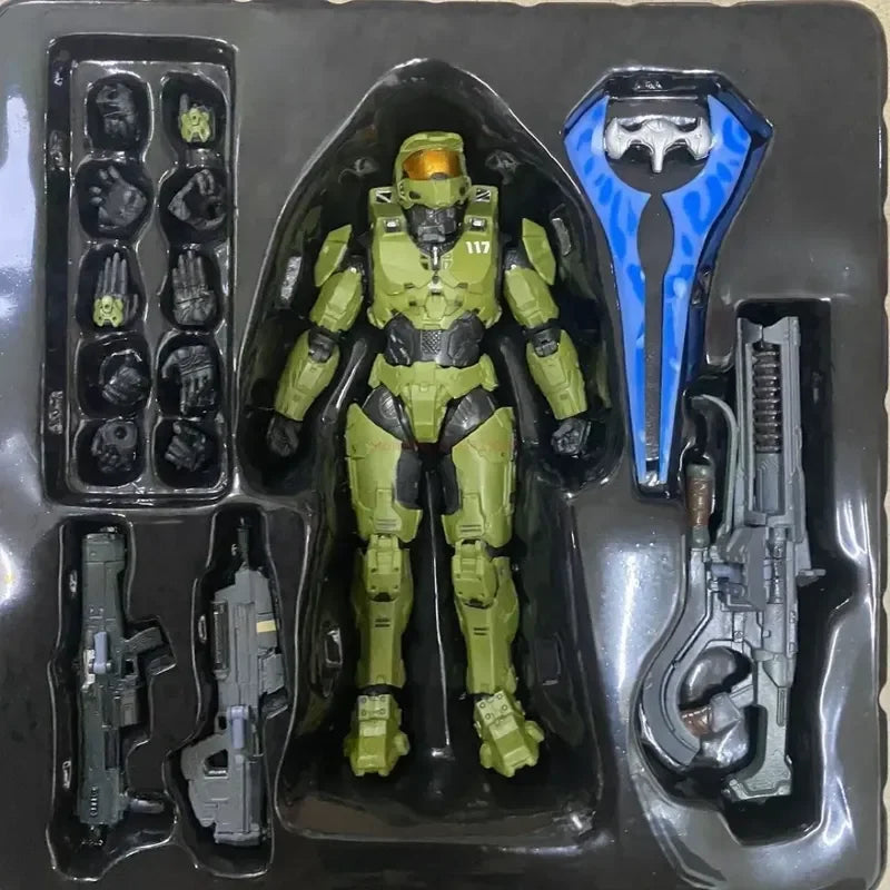Stornfield | 18cm Halo Infinite Master Chief Mjolnir Mk Vi 1/12 scale 17.5cm 6" articulated figure Re:edit Gen.3 117 K.O.'s 1000 dolls model toys