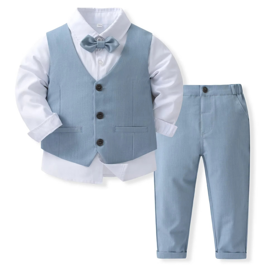 Stornfield | Boys Formal Cotton Outfit Set for Toddlers and Kids