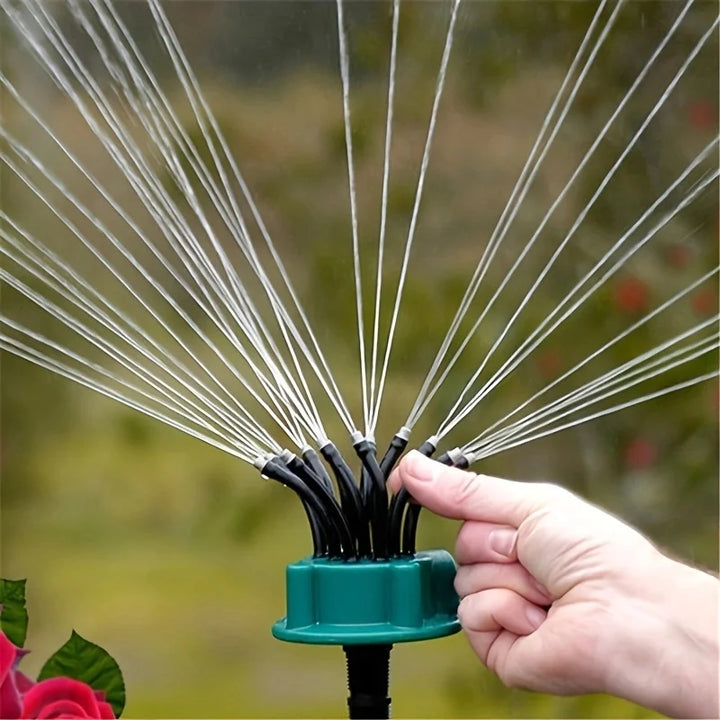 Stornfield | 12-in-1 Garden Irrigation System – Adjustable Sprinkler with 360-Degree Irrigation