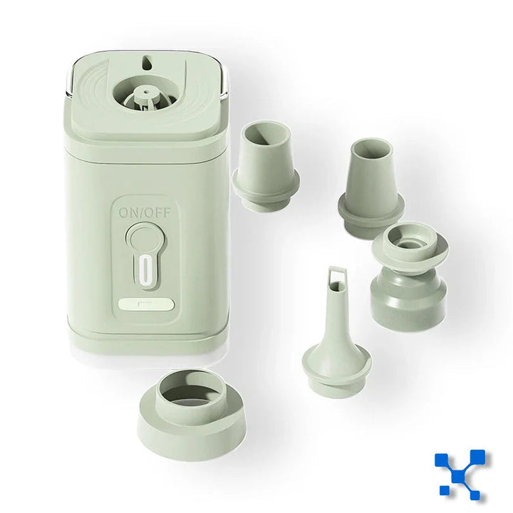 Mini air pump USB-C with 5 nozzles – 200 L/min | Stornfield