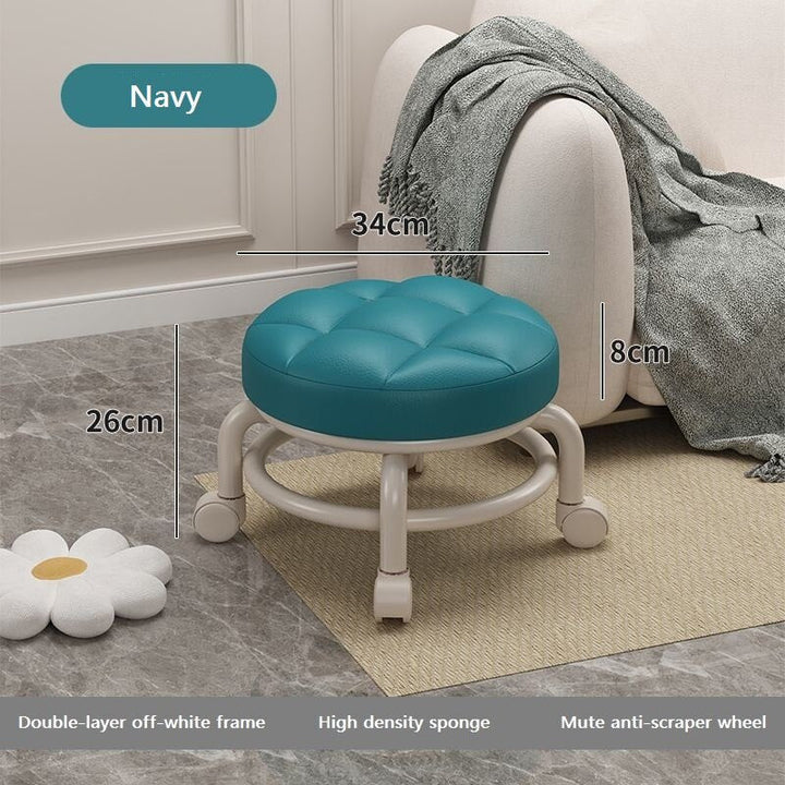 RollEase Mini Rolling Elegant Low Stool | Stornfield