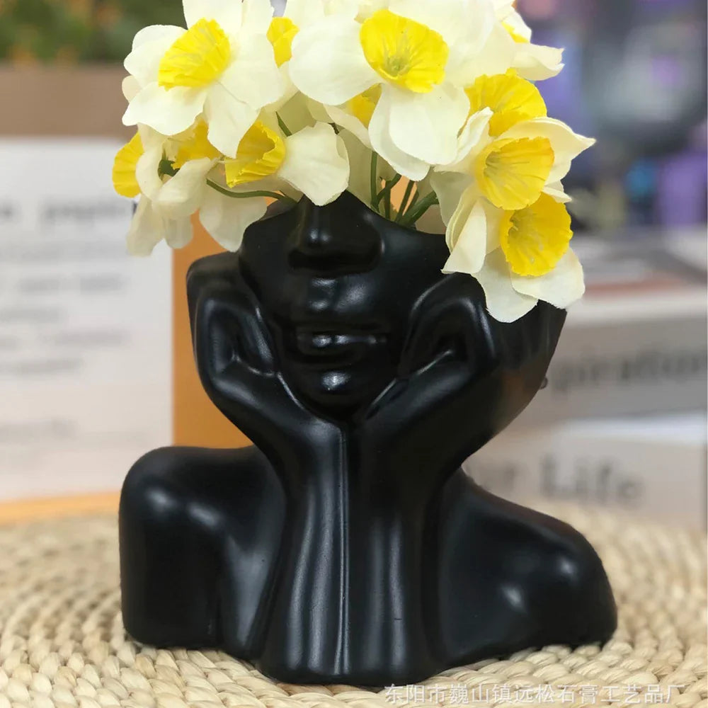Cheerful Lucky Flower Pot Sculpture | Stornfield