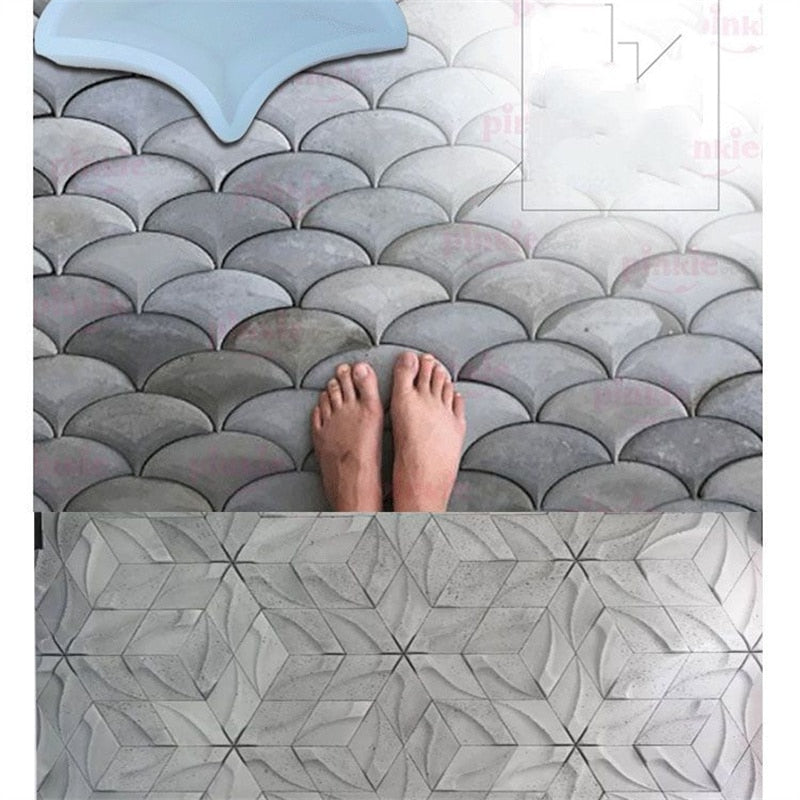 Geometric Floor Silicone Mould