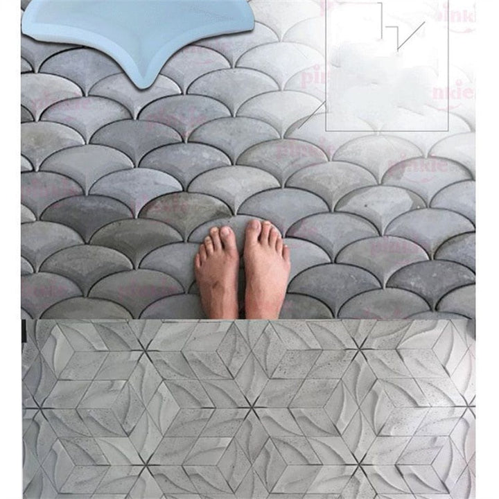 Geometric Floor Silicone Mould