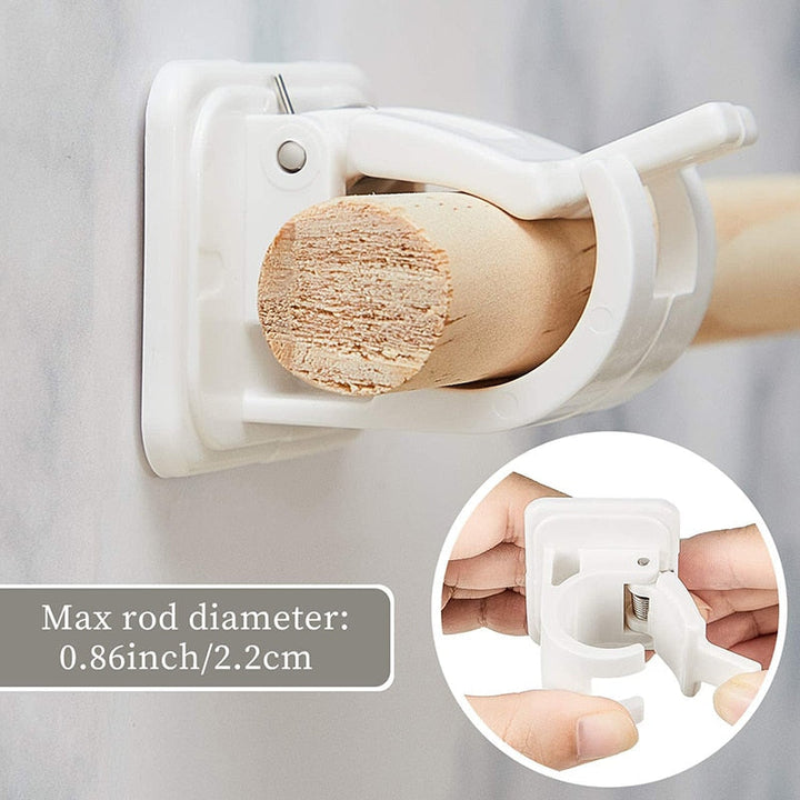 Self Adhesive Curtain Rod Holder | Stornfield