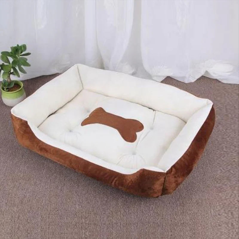 Modern and cozy linen dog bed Stornfield