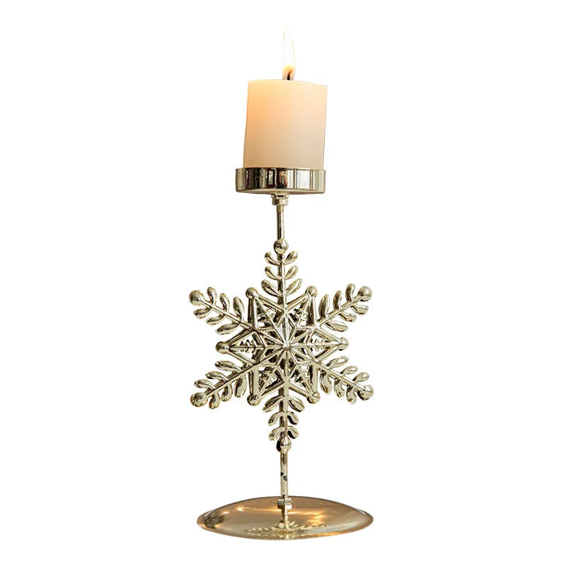 Christmas Candle Holders - Star and Christmas Tree Design for Festive Decoration | Stornfield