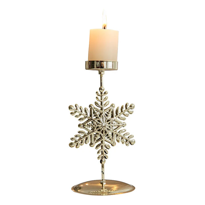 Christmas Candle Holders - Star and Christmas Tree Design for Festive Decoration | Stornfield