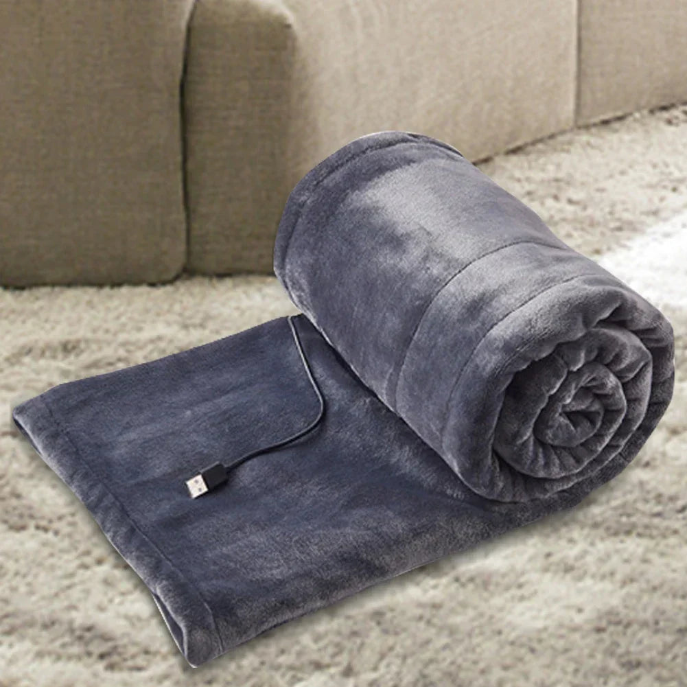Electric USB Heating Blanket 39x31” – Cozy Heating Blanket with 3 Heat Levels, Ideal for Home, Office, and On-the-Go for Extra Comfort | Stornfield