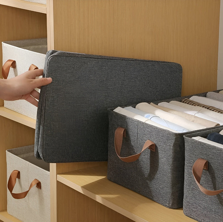 FoldaStornfielde storage baskets – Practical 3-piece set | Ideal for clothes, toys and more | Stornfield