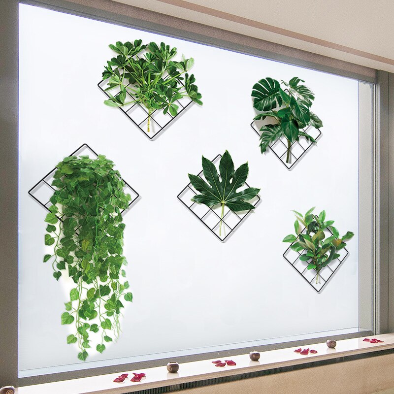 3D Nature Wind Green Plant Wall Sticker | Stornfield