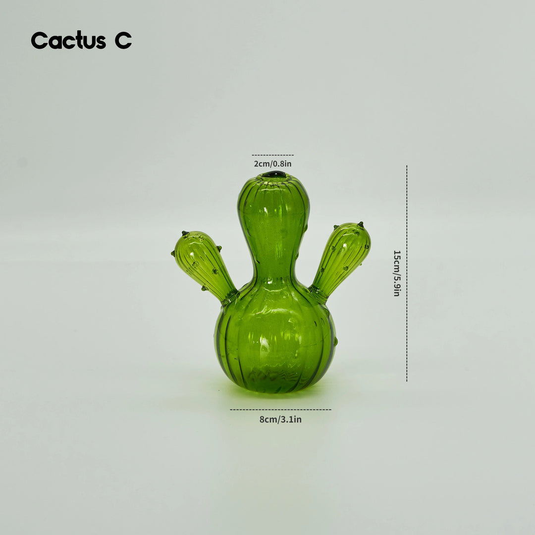 Cactus Glass Vase | Stornfield
