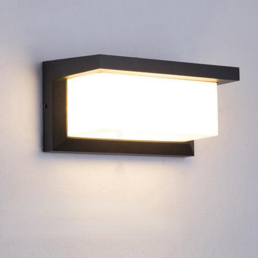 Guifi - Waterproof LED Outdoor Black Wall Light Modern Design | Stornfield