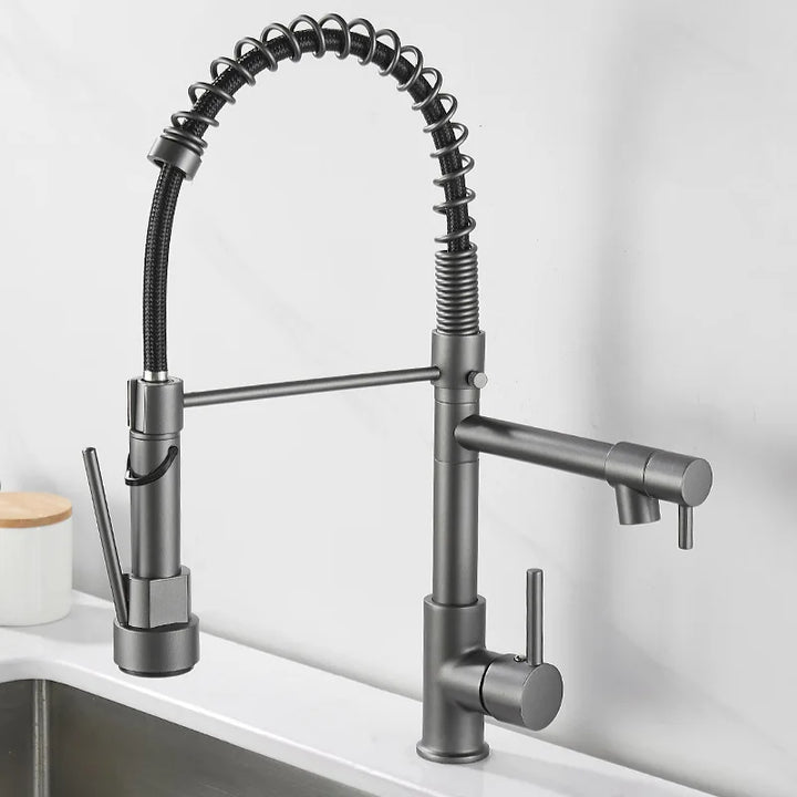 Faucet with Double Outlet – High-Quality Faucet for Flexible Washing, Easy Installation, Ideal for Modern Kitchens, Swiveling and Durable | Stornfield
