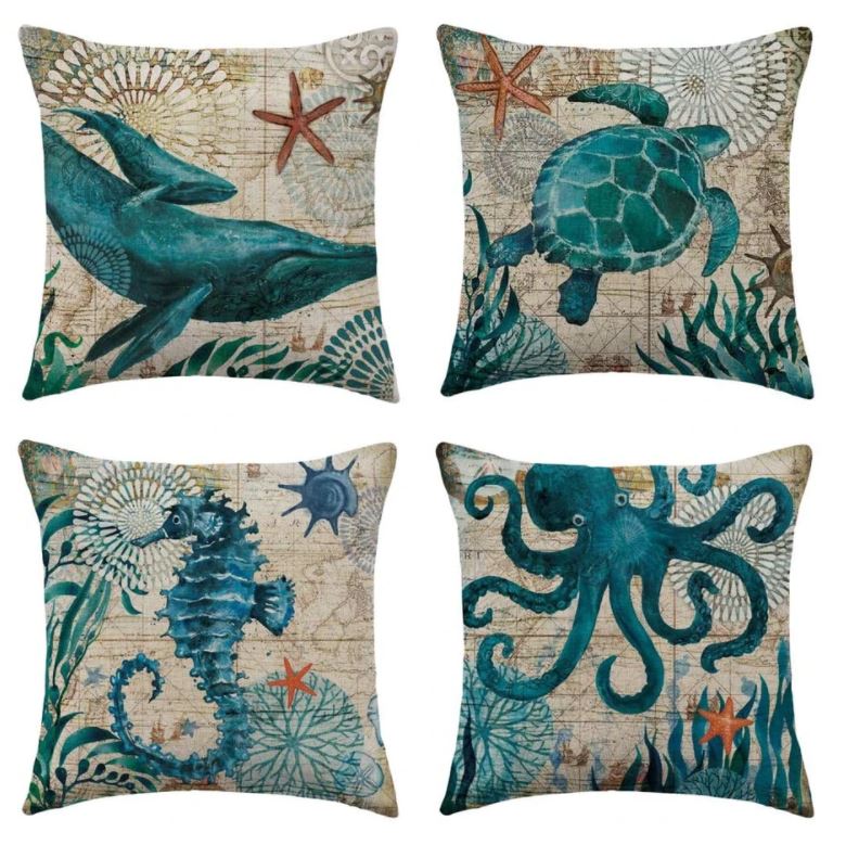 Stornfield | Sea Life Cushion Covers