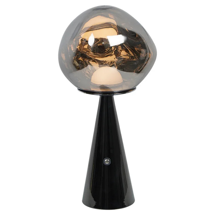Modern Mini Table Lamp in Lava Design with LED Light - Decorative Lamp for Living Room, Bedroom & Office | Stornfield