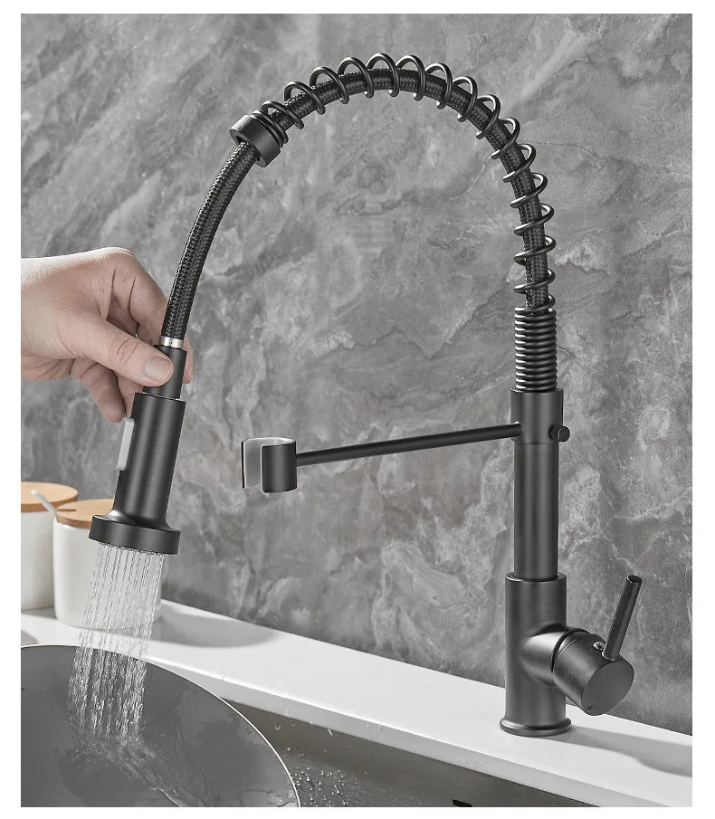 Faucet with Double Outlet – High-Quality Faucet for Flexible Washing, Easy Installation, Ideal for Modern Kitchens, Swiveling and Durable | Stornfield