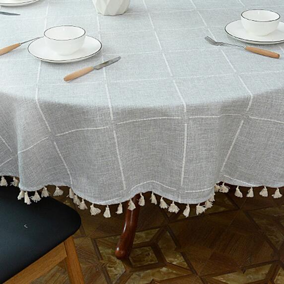 Stornfield | Aesthetic Round Linen Tablecloth