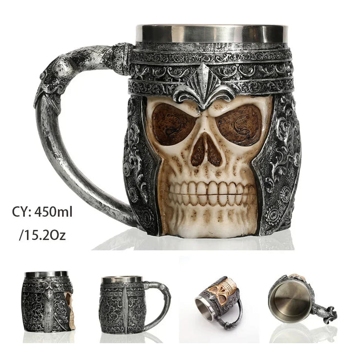 Stornfield | Medieval Dragon Stainless Steel Resin Mug as Coffee Mug or Tea Mug
