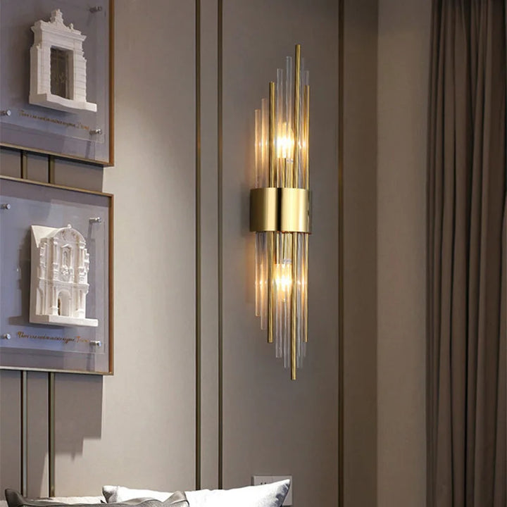 Stornfield | Elegant Gold LED Wall Sconce