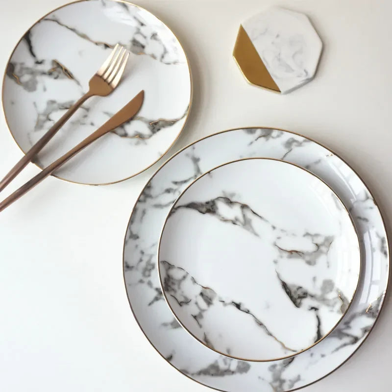 Marble Plate 2-Piece Set Stornfield