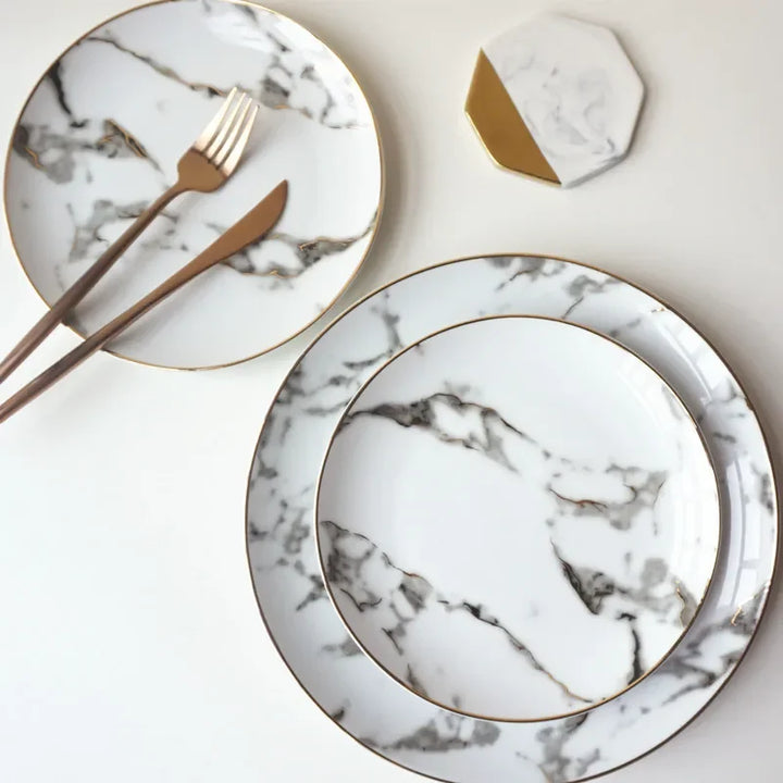 Marble Plate 2-Piece Set Stornfield