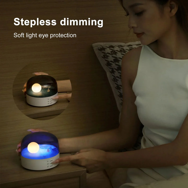 3D Mysterious Moon LED Night Light Speaker | Stornfield