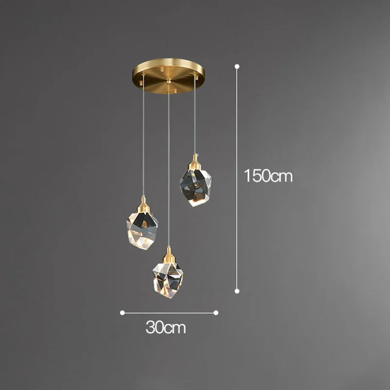 Stornfield | Elegant Crystal Pendant Lights