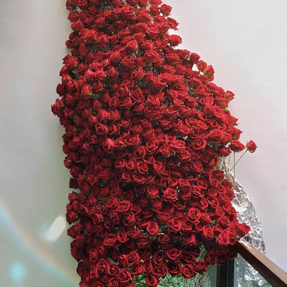 Stornfield | 20 Pieces Realistic Velvet Silk Rose Bouquet