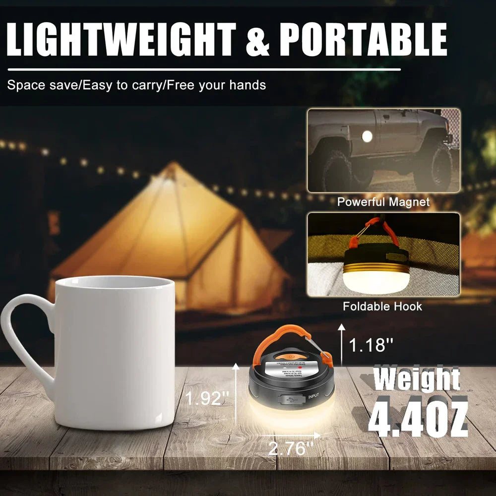 Practical Camping Magnetic LED Rechargeable Light | Stornfield