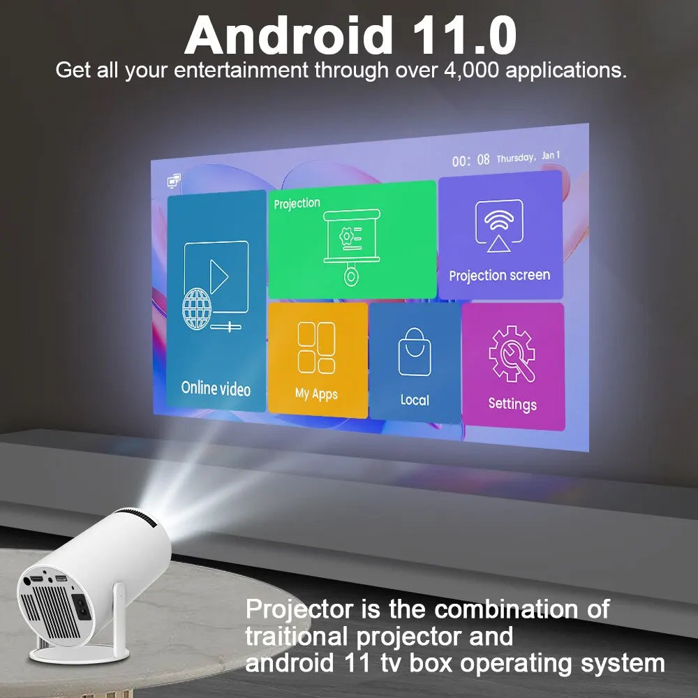 Stornfield | – Android 4K Pro Projector