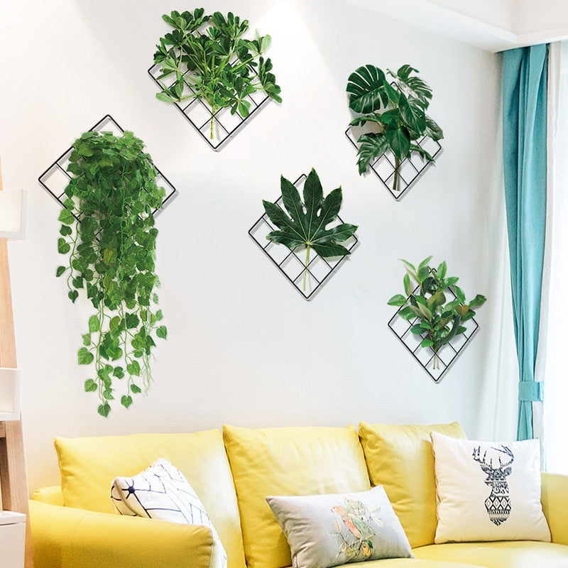 3D Nature Wind Green Plant Wall Sticker | Stornfield